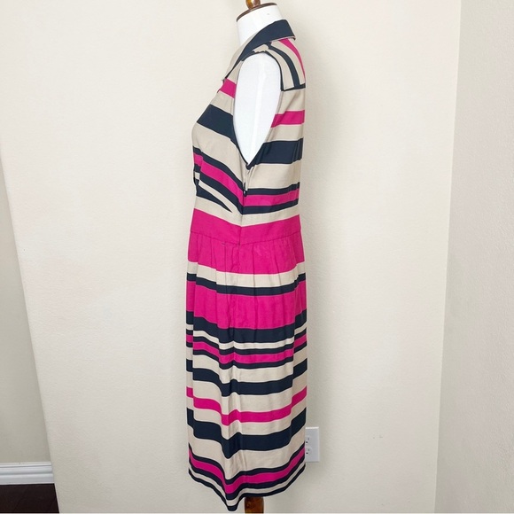 L.K. Bennett Martha Multi Color Sleeveless Dress - Picture 6 of 13